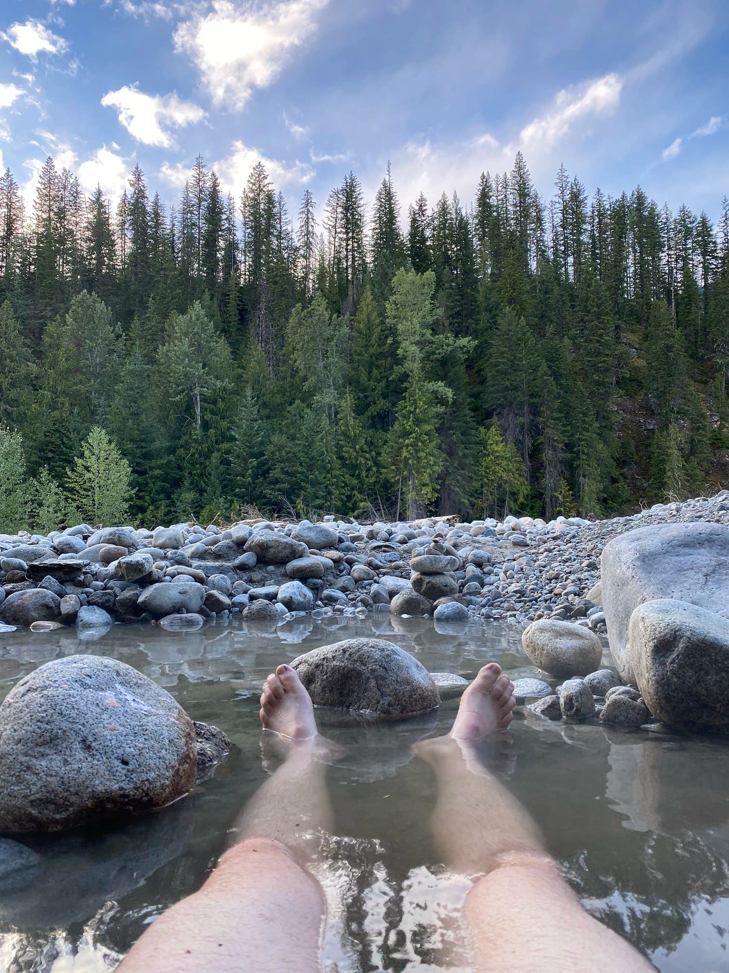 Halfway Hot Springs Feet