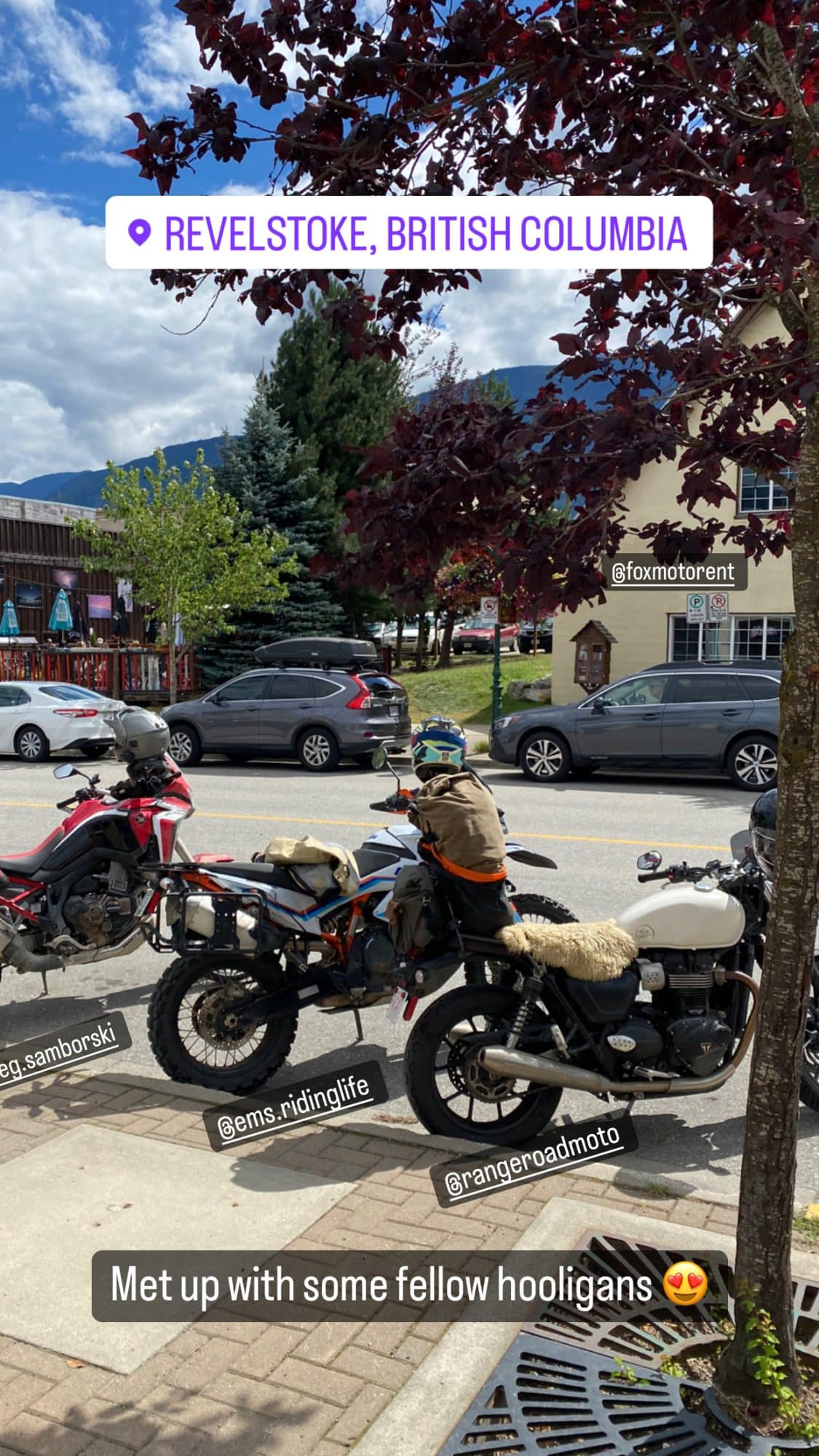 Honda Africa Twin DTC Rental Vancouver Island