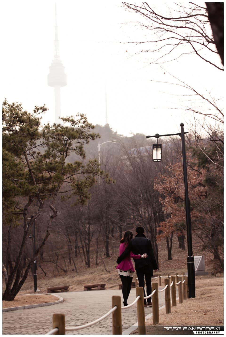 Namsan Tower Engagement Photography Seoul