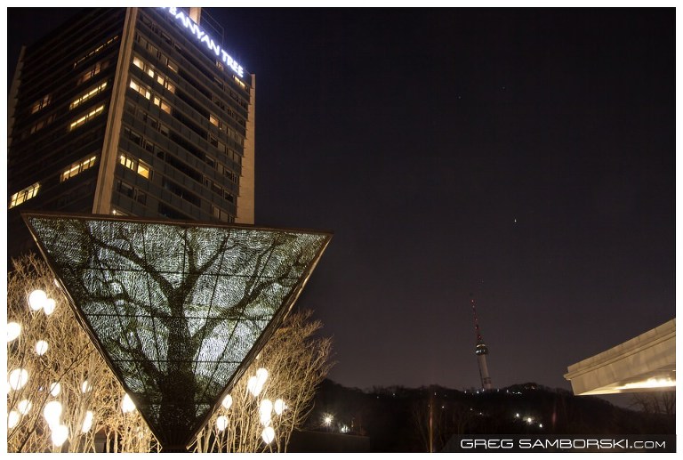 Banyan Tree Hotel and Spa Seoul Korea Night View