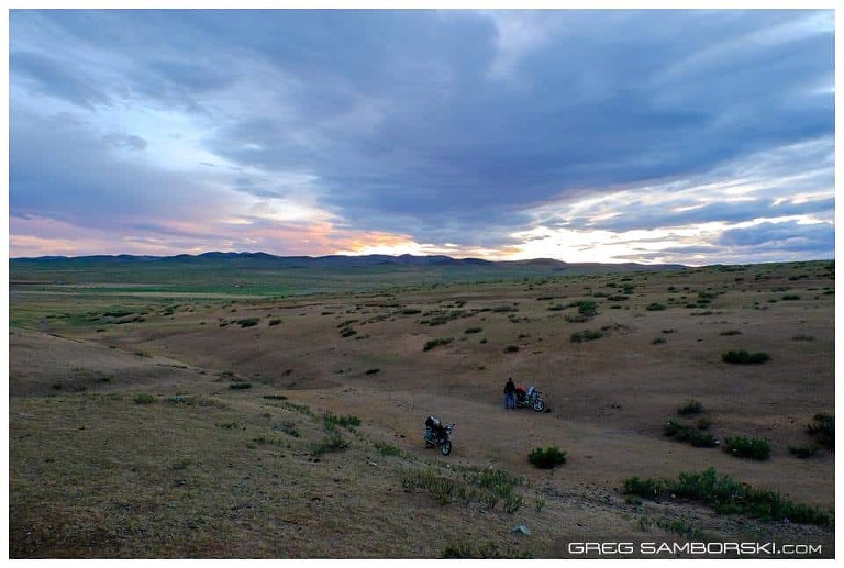 Exposed Camping Spot in Mongolia