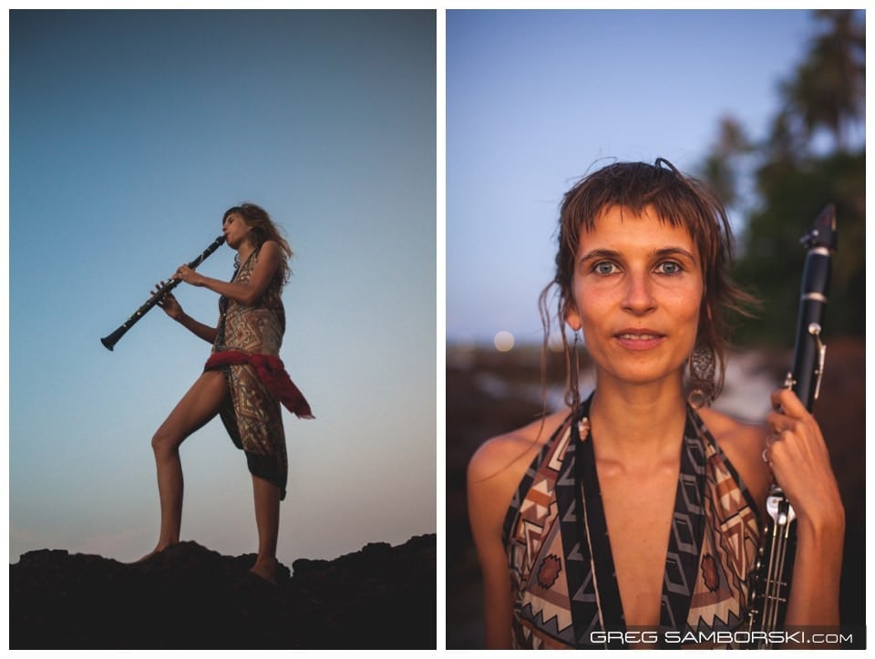 10-Clarinet-Player-Portrait-Ocean-Sunset